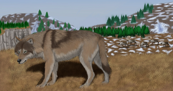 Beringian wolf (SciiFii)