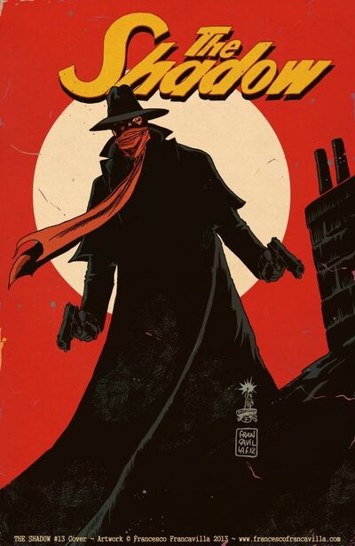 The shadow 13 cover francavilla title low