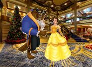 Belle and Beast goes to Walt Disney World Pictures 07