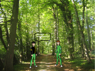 Ben y Tomas en el Bosque encontrandoce