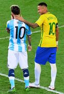 Messi y Ney