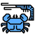 Endemic Life Shellfish Icon Blue