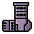 Leg Icon Purple