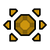 Armor Sphere Icon Dark Yellow