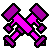 Tonfa Icon Magenta