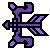 Bow Icon Dark Purple