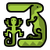 Terrestrial Endemic Life Icon Light Green