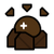 Charm Icon Brown