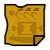 Voucher Icon Dark Yellow
