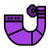 Flute Icon Purple