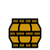 Barrel Icon Dark Yellow