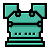 Chest Icon Teal