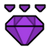 Jewel Icon Purple