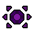 Armor Sphere Icon Dark Purple