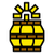 Bomb Icon Gold