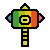 Hammer Icon Rainbow