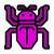 Bug Icon Magenta