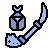 Insect Glaive Icon Blue