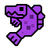 Fish Icon Purple