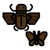 Insectoid Endemic Life Icon Brown