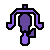 Light Bowgun Icon Dark Purple