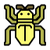 Bug Icon Light Yellow