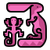 Terrestrial Endemic Life Icon Pink