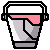 Bucket Icon Pink