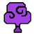 Smoke Icon Purple