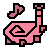 Hunting Horn Icon Pink