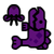 Aquatic Endemic Life Icon Dark Purple