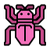 Bug Icon Pink