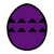 Egg Icon Dark Purple