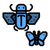 Insectoid Endemic Life Icon Blue