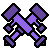 Tonfa Icon Dark Purple