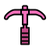 Pickaxe Icon Pink