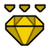 Jewel Icon Yellow