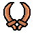 Dual Blades Icon Orange