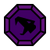 Coin Icon Dark Purple