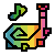 Hunting Horn Icon Rainbow