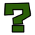 Question Mark Icon Dark Green
