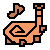 Hunting Horn Icon Orange