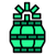 Bomb Icon Green