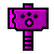 Palico Hammer Icon Magenta