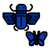 Insectoid Endemic Life Icon Dark Blue
