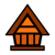 House Icon Dark Orange