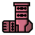 Leg Icon Pink