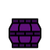 Barrel Icon Dark Purple