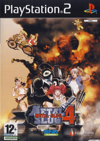 Metal Slug 4 PS2 Cover
