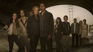 The official cast banner for Fear The Walking Dead